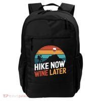 Outdoor Lover Funny Hike Now Wine Later Hiker Mom  Backpack thumb 0