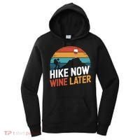 Outdoor Lover Funny Hike Now Wine Later Hiker Mom  Women's Hoodie thumb 0