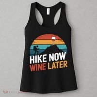 Outdoor Lover Funny Hike Now Wine Later Hiker Mom  Women's Tank Top thumb 3