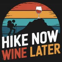 Outdoor Lover Funny Hike Now Wine Later Hiker Mom  Baby Bodysuit thumb 2