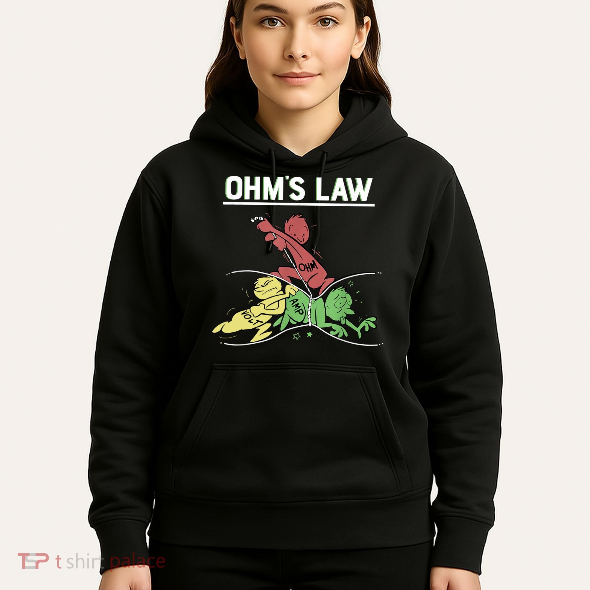Ohms Law Funny Shirt.Electrical Electronics Engineer Funny T TShirt Hoodie