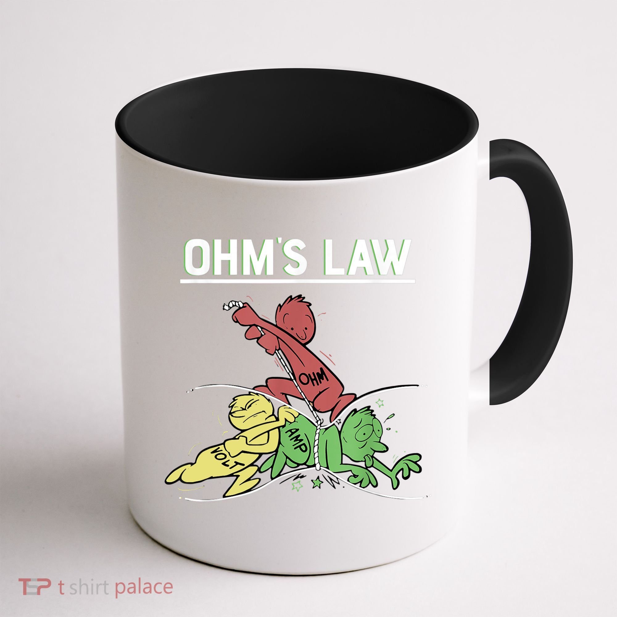 Ohms Law Funny Shirt.Electrical Electronics Engineer Funny T TShirt Coffee Mug