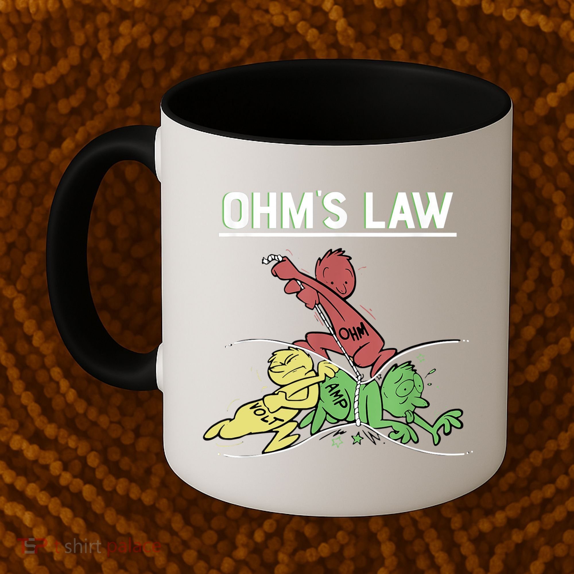 Ohms Law Funny Shirt.Electrical Electronics Engineer Funny T TShirt Coffee Mug