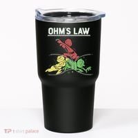 Ohms Law Funny Shirt.Electrical Electronics Engineer Funny T TShirt Tumbler thumb 0