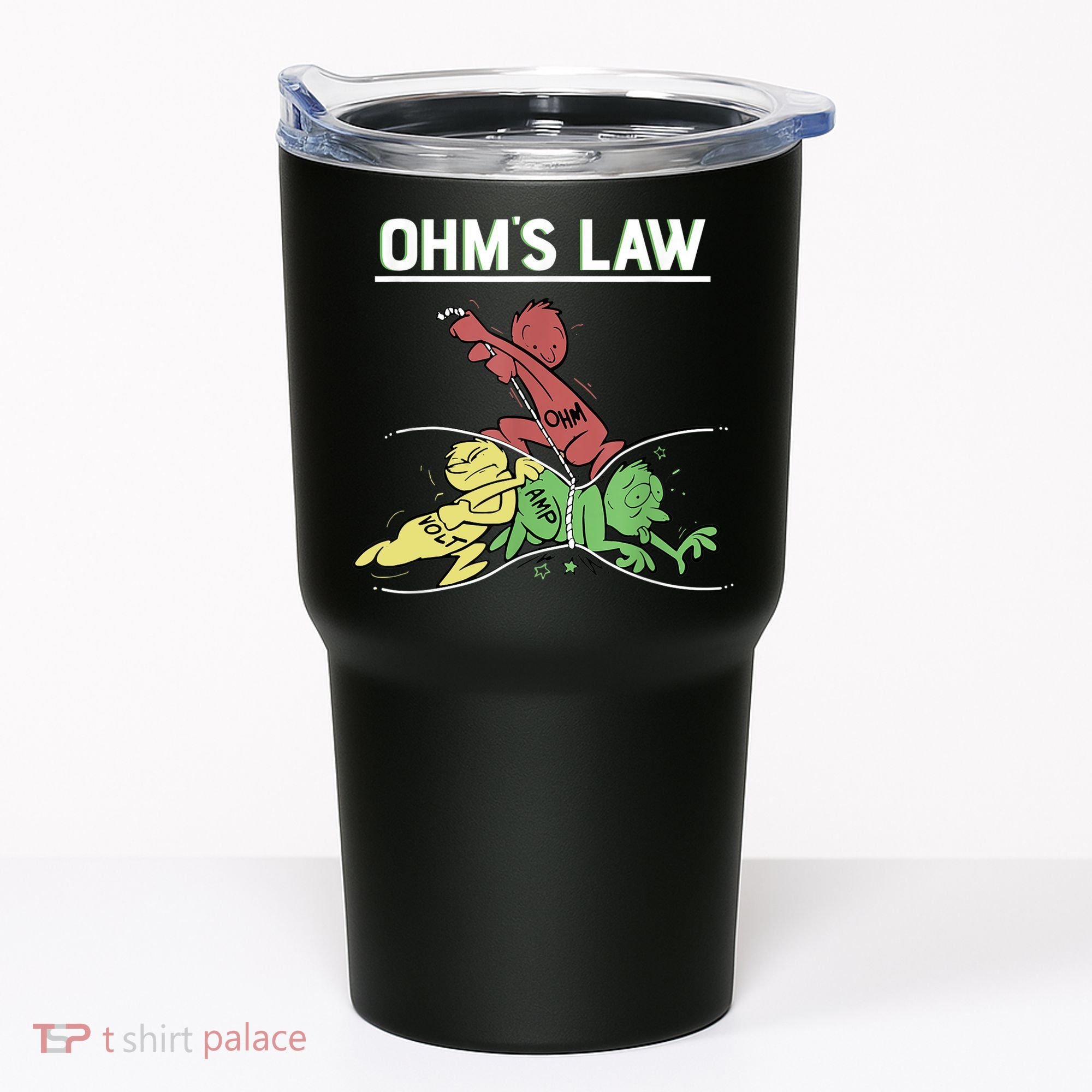 Ohms Law Funny Shirt.Electrical Electronics Engineer Funny T TShirt Tumbler