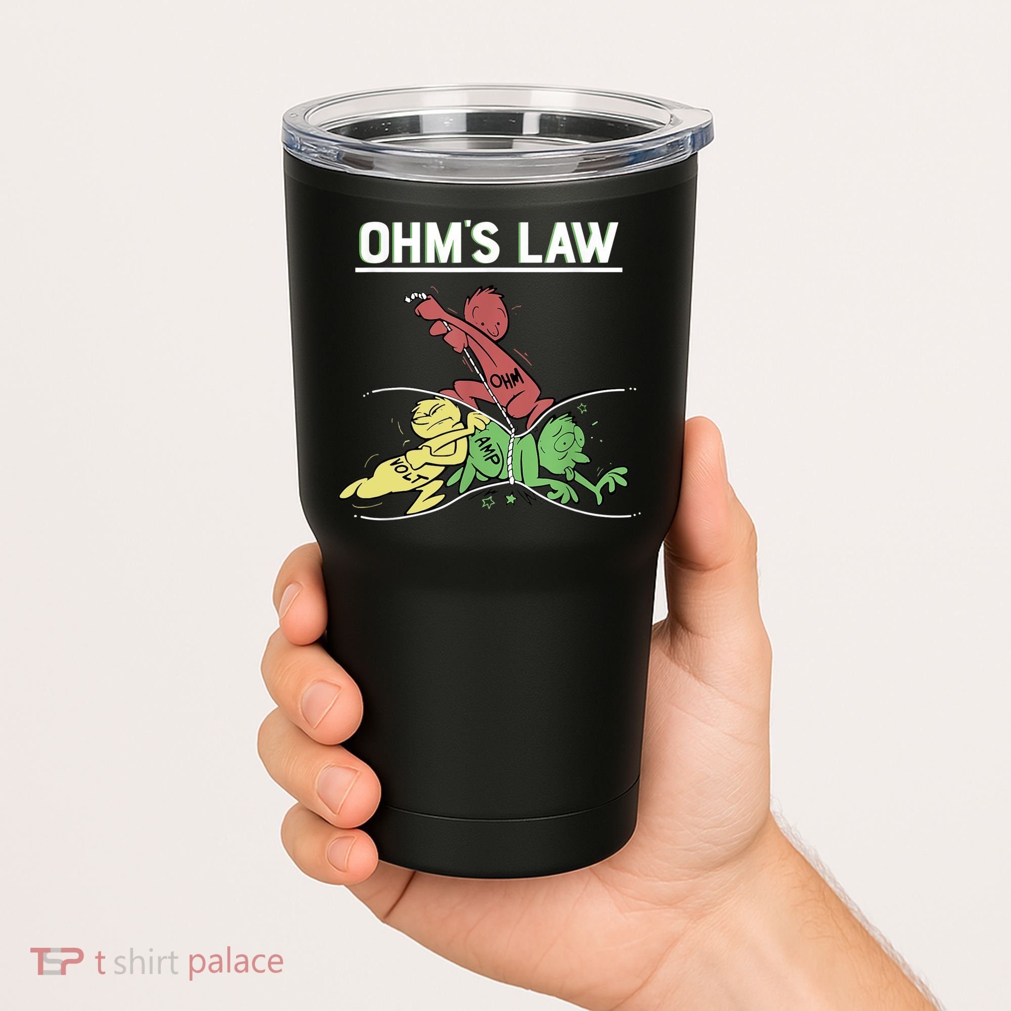 Ohms Law Funny Shirt.Electrical Electronics Engineer Funny T TShirt Tumbler