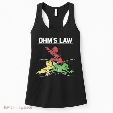 Ohms Law Funny Shirt.Electrical Electronics Engineer Funny T TShirt Women's Tank Top