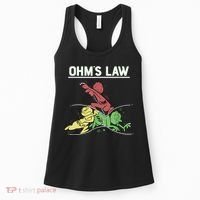 Ohms Law Funny Shirt.Electrical Electronics Engineer Funny T TShirt Women's Tank Top thumb 0