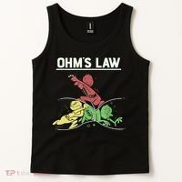 Ohms Law Funny Shirt.Electrical Electronics Engineer Funny T TShirt Tank Top thumb 2