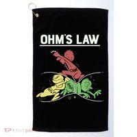 Ohms Law Funny Shirt.Electrical Electronics Engineer Funny T TShirt Golf Towel thumb 0