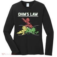 Ohms Law Funny Shirt.Electrical Electronics Engineer Funny T TShirt Women's Long Sleeve Shirt thumb 0