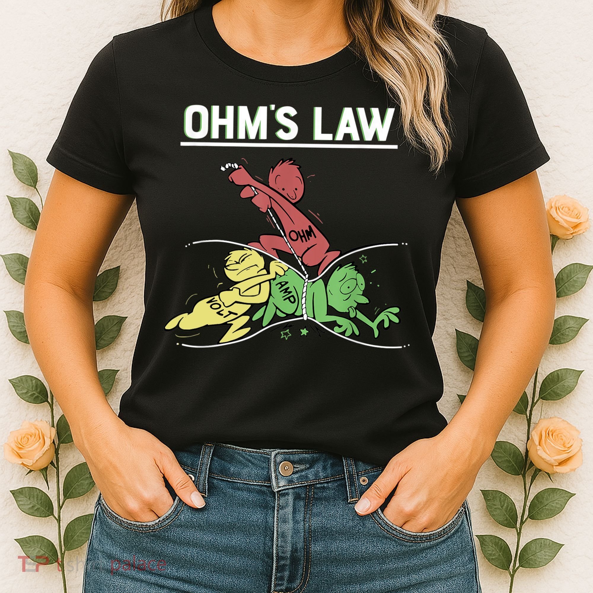 Ohms Law Funny Shirt.Electrical Electronics Engineer Funny T TShirt Women's T-Shirt
