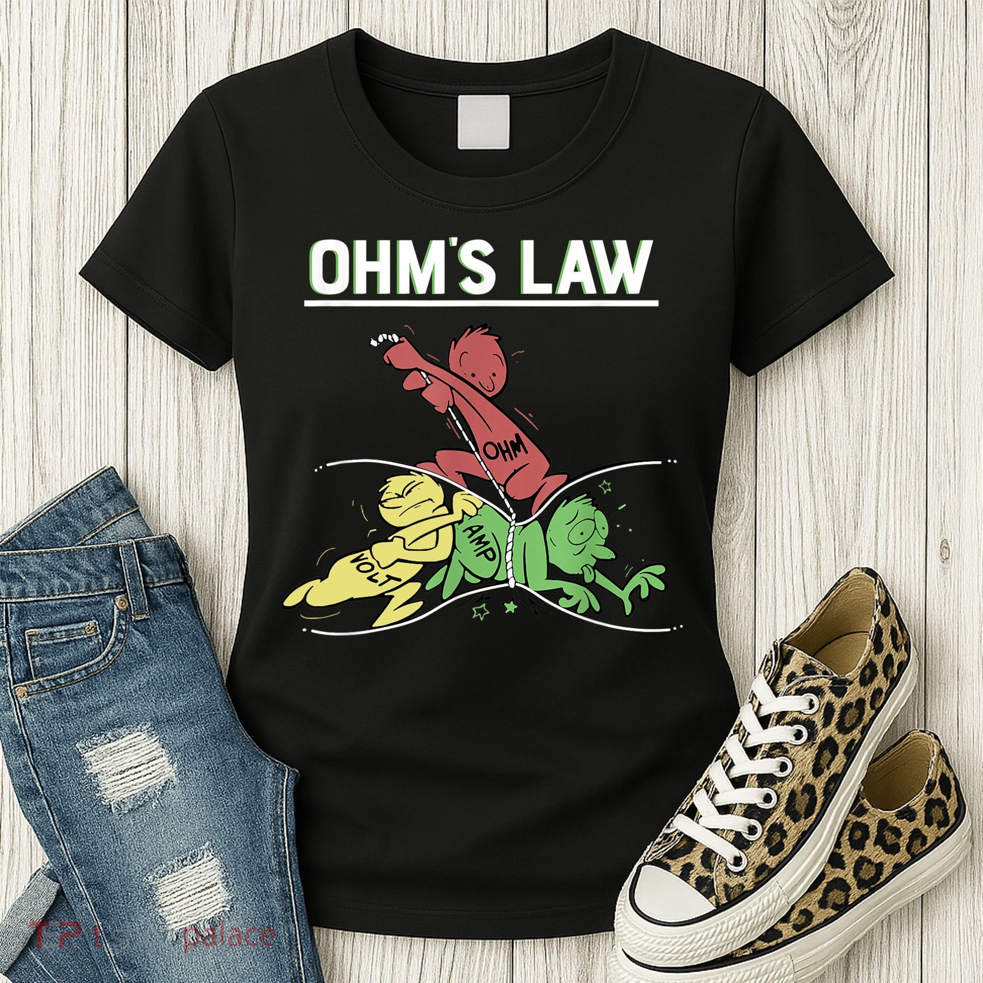 Ohms Law Funny Shirt.Electrical Electronics Engineer Funny T TShirt Women's T-Shirt