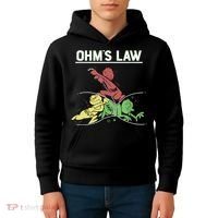 Ohms Law Funny Shirt.Electrical Electronics Engineer Funny T TShirt Kids Hoodie thumb 4