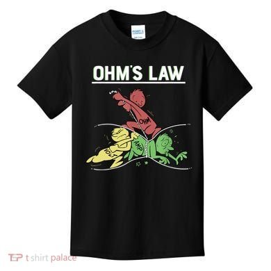 Ohms Law Funny Shirt.Electrical Electronics Engineer Funny T TShirt Kids T-Shirt