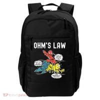 Ohms Law Funny Electricity Explained Electrical Engineer Backpack thumb 0