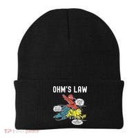 Ohms Law Funny Electricity Explained Electrical Engineer Beanie thumb 0