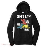 Ohms Law Funny Electricity Explained Electrical Engineer Women's Hoodie thumb 0