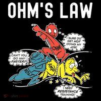 Ohms Law Funny Electricity Explained Electrical Engineer Women's Hoodie thumb 2