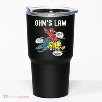 Ohms Law Funny Electricity Explained Electrical Engineer Tumbler thumb 0