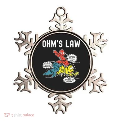 Ohms Law Funny Electricity Explained Electrical Engineer Ornament