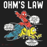 Ohms Law Funny Electricity Explained Electrical Engineer Hat thumb 2