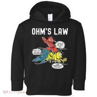 Ohms Law Funny Electricity Explained Electrical Engineer Toddler Hoodie thumb 0