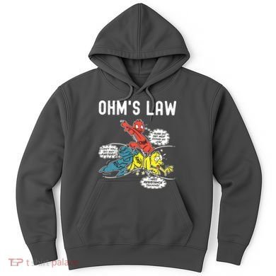 Ohms Law Funny Electricity Explained Electrical Engineer Hoodie