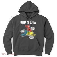 Ohms Law Funny Electricity Explained Electrical Engineer Hoodie thumb 0