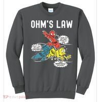 Ohms Law Funny Electricity Explained Electrical Engineer Sweatshirt thumb 0