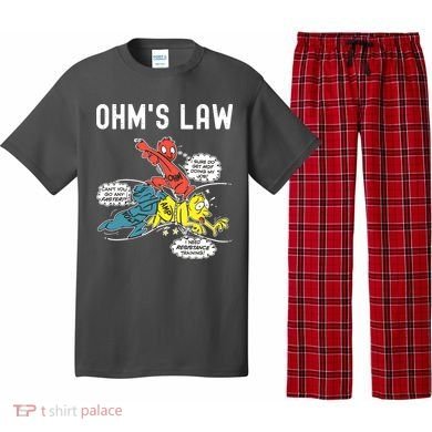 Ohms Law Funny Electricity Explained Electrical Engineer Pajama Set