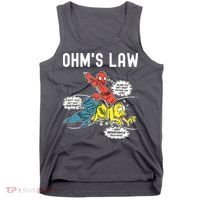 Ohms Law Funny Electricity Explained Electrical Engineer Tank Top thumb 0