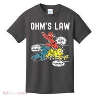 Ohms Law Funny Electricity Explained Electrical Engineer Kids T-Shirt thumb 0