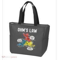 Ohms Law Funny Electricity Explained Electrical Engineer Tote Bag thumb 3
