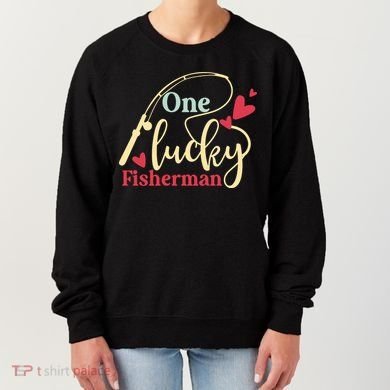 One Lucky Fisherman Matching Couples Women's Sweatshirt