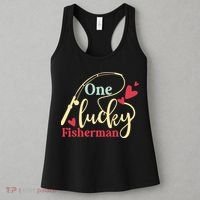 One Lucky Fisherman Matching Couples Women's Tank Top thumb 3