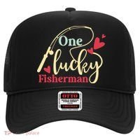 One Lucky Fisherman Matching Couples Hat thumb 0