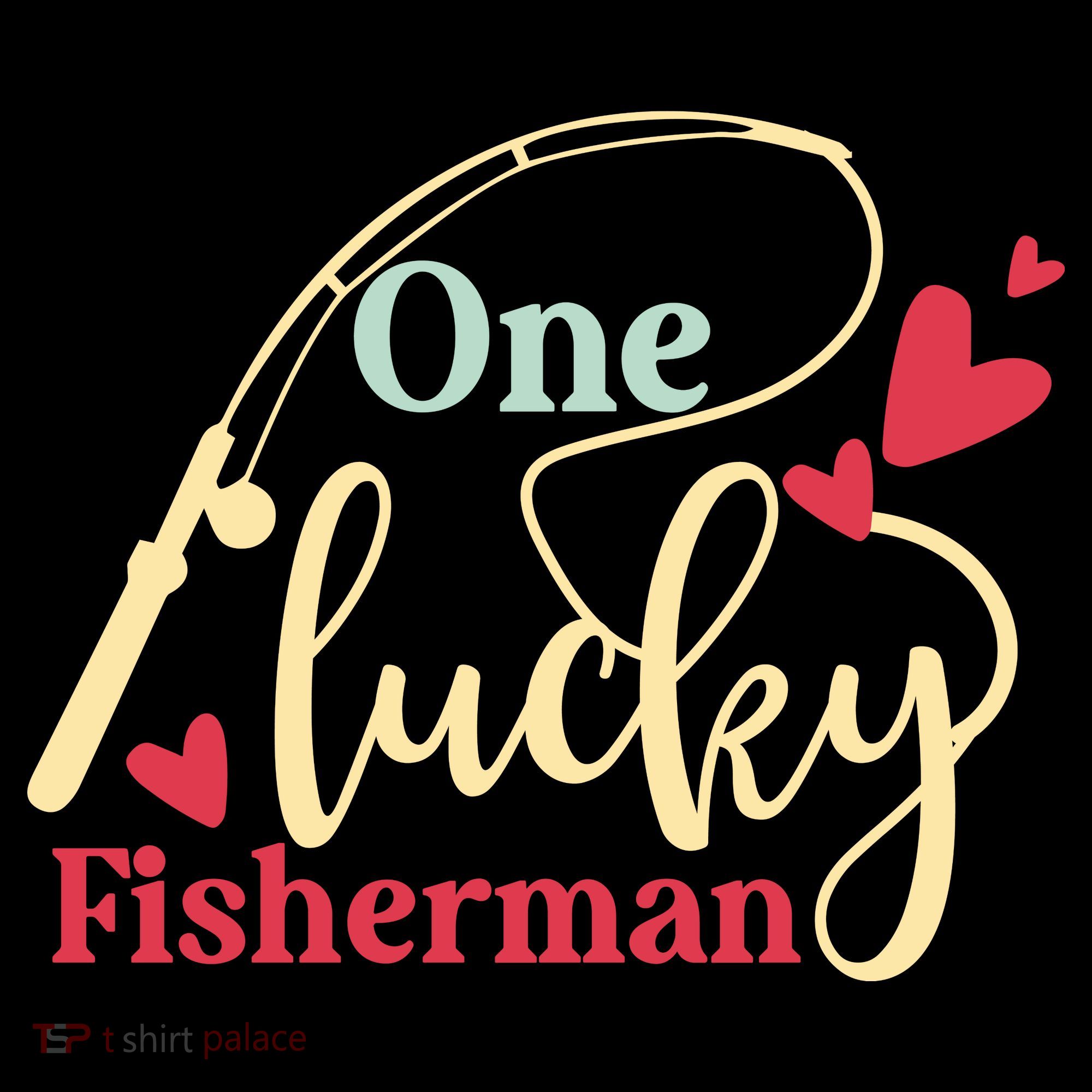 One Lucky Fisherman Matching Couples Kids Sweatshirt