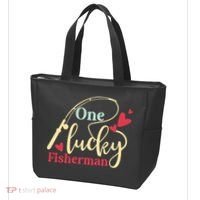 One Lucky Fisherman Matching Couples Tote Bag thumb 3