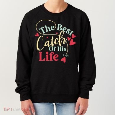 One Lucky Fisherman Matching Couples Women's Sweatshirt