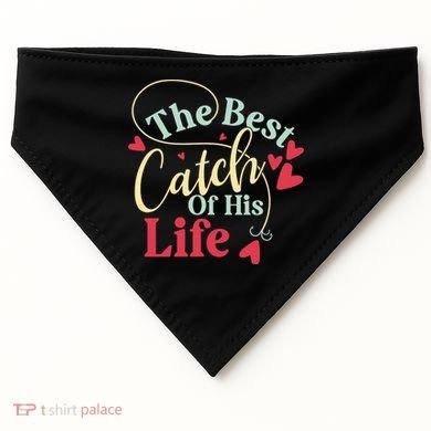 One Lucky Fisherman Matching Couples USA-Made Doggie Bandana