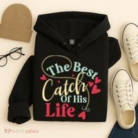 One Lucky Fisherman Matching Couples Hoodie thumb 4
