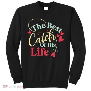One Lucky Fisherman Matching Couples Sweatshirt