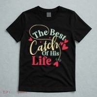 One Lucky Fisherman Matching Couples T-Shirt thumb 5