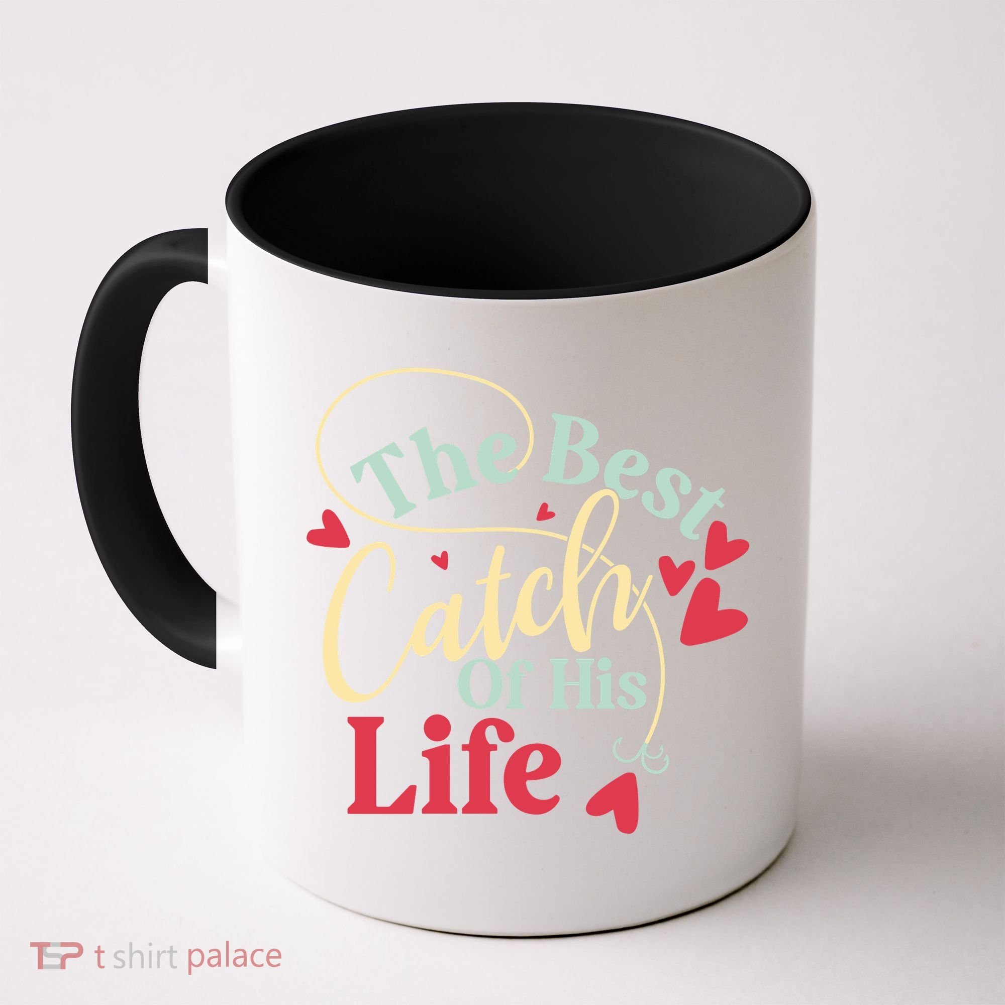 One Lucky Fisherman Matching Couples Coffee Mug