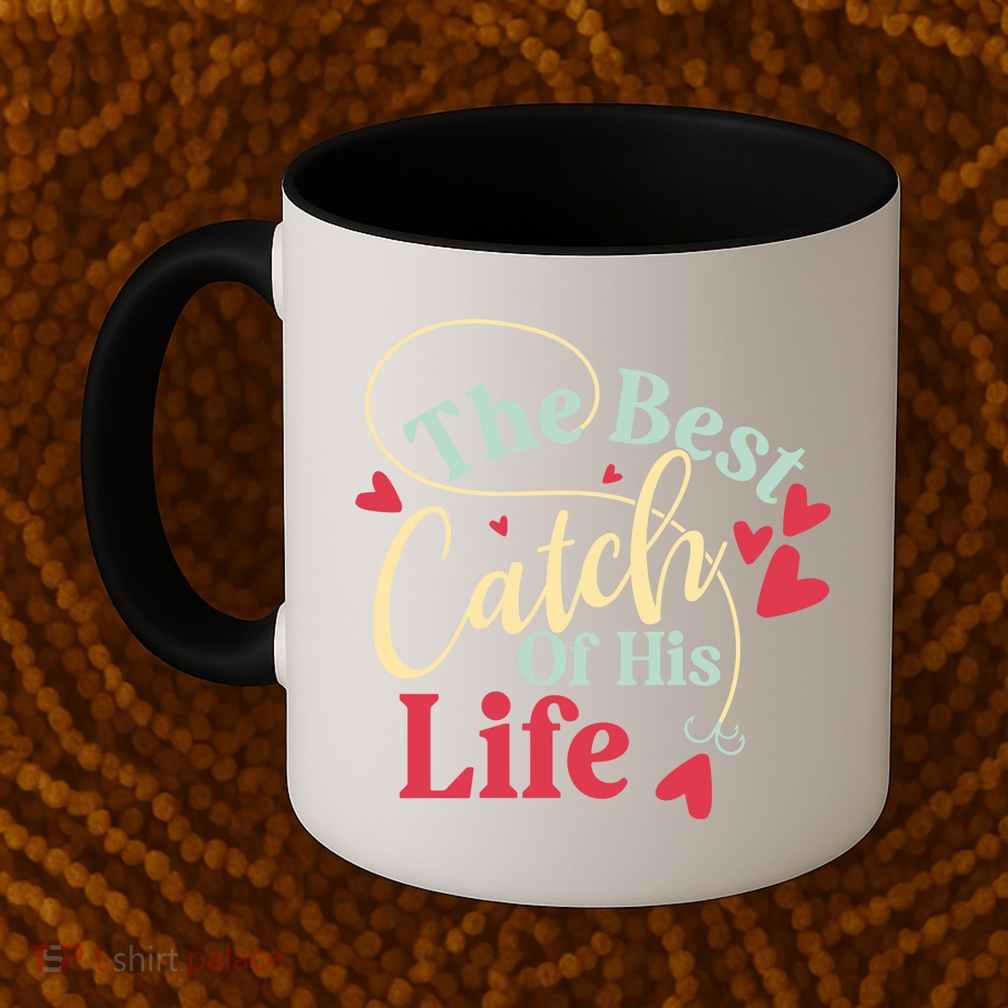 One Lucky Fisherman Matching Couples Coffee Mug