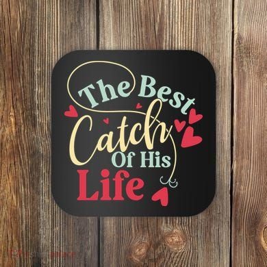 One Lucky Fisherman Matching Couples Coaster