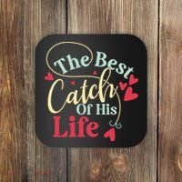 One Lucky Fisherman Matching Couples Coaster thumb 0