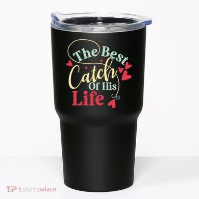 One Lucky Fisherman Matching Couples Tumbler