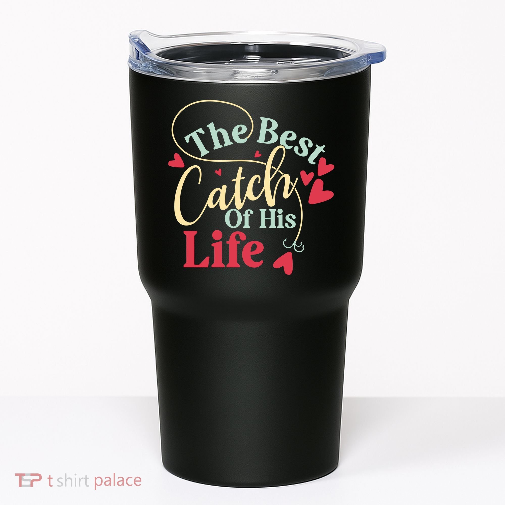 One Lucky Fisherman Matching Couples Tumbler
